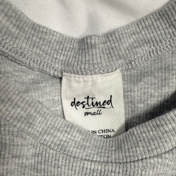 Gray Ribbed Tank Top - Picture 3 of 3